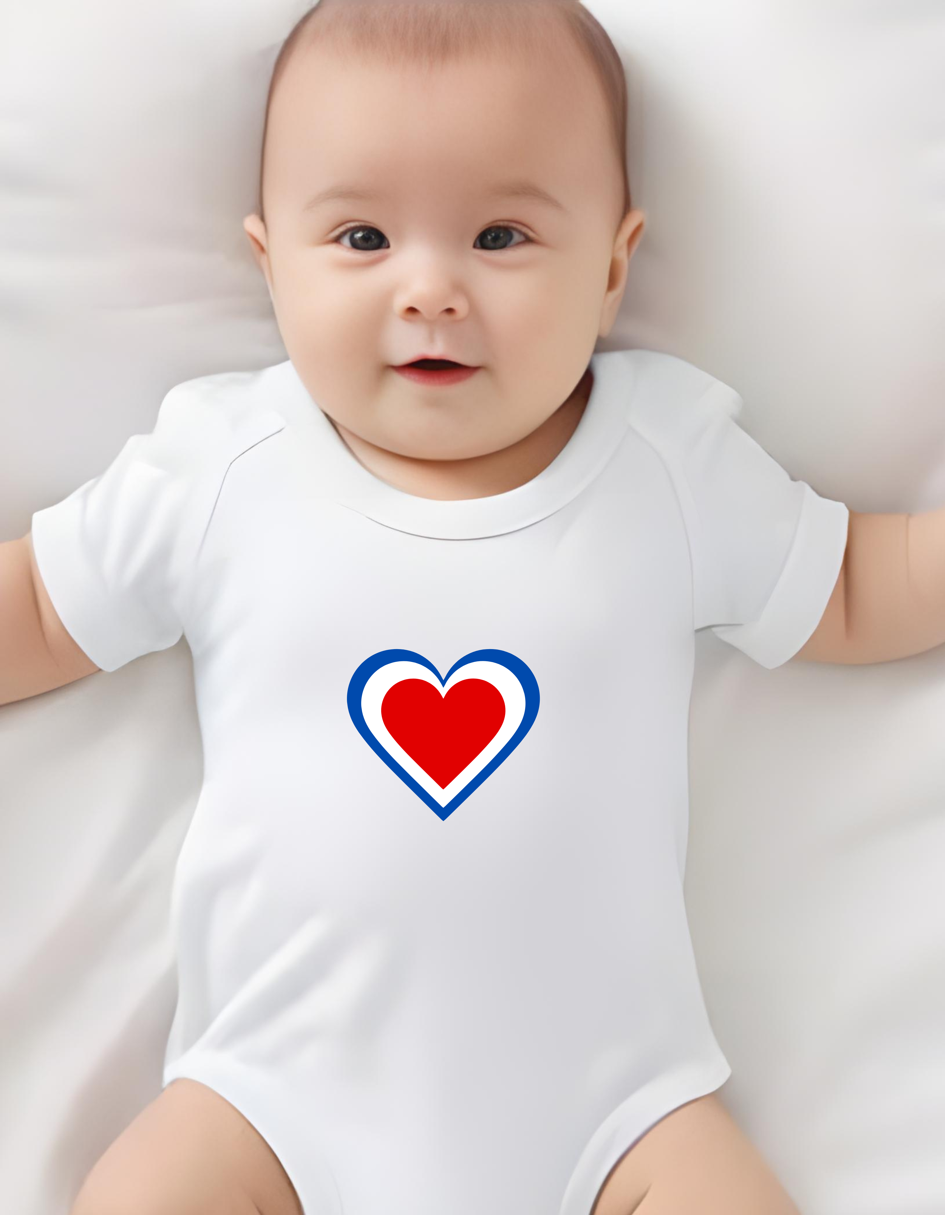 Red White Blue Heart