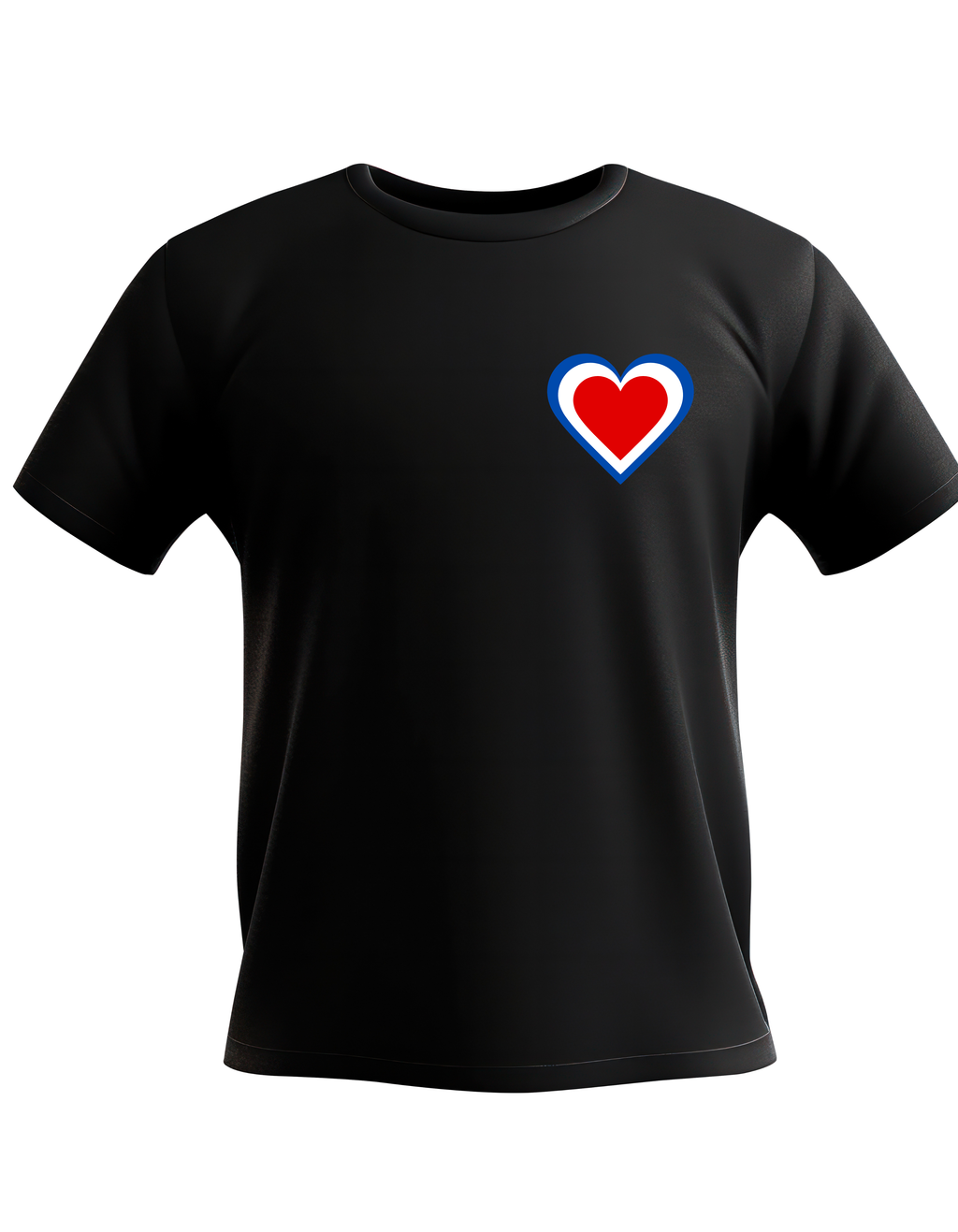 Red White Blue Heart