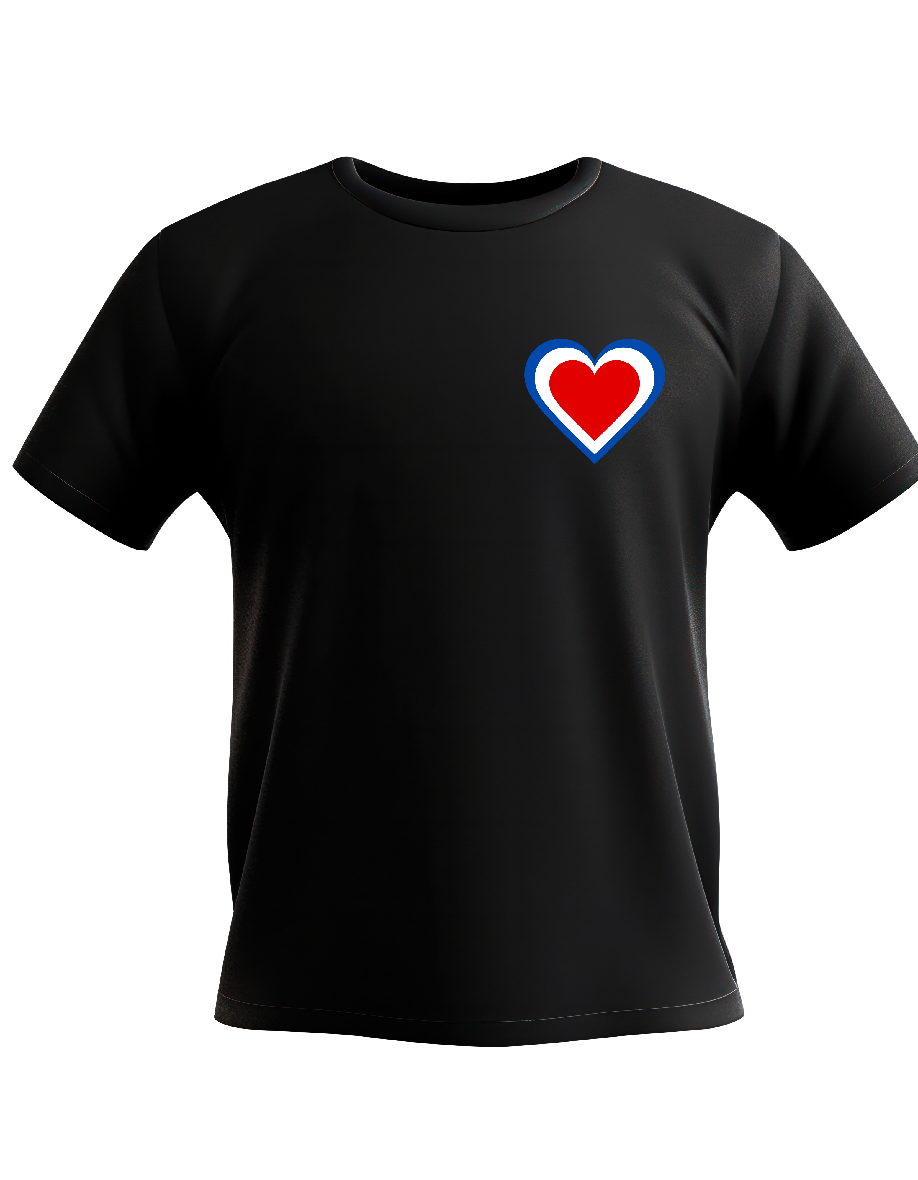 Red White Blue Heart