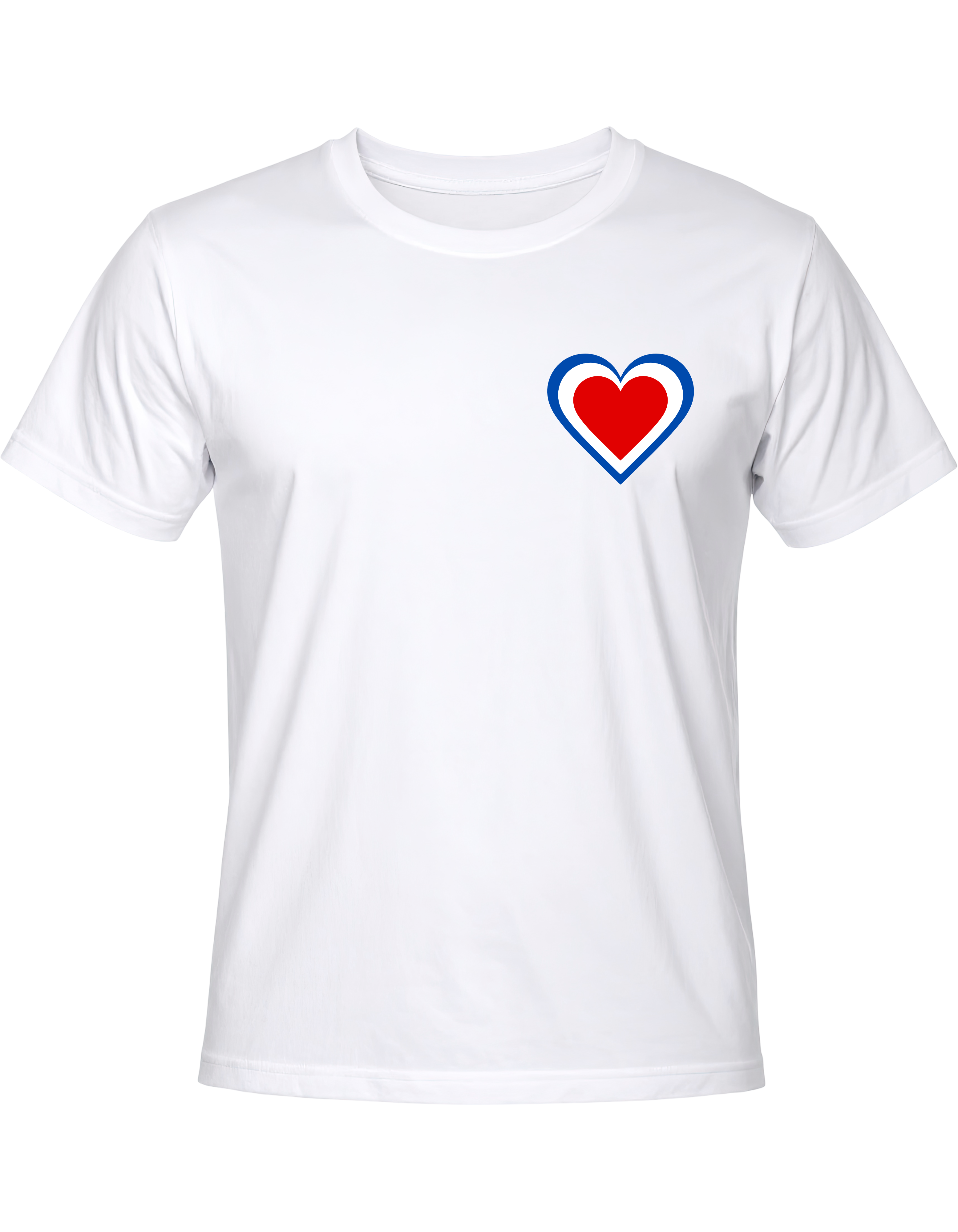 Red White Blue Heart