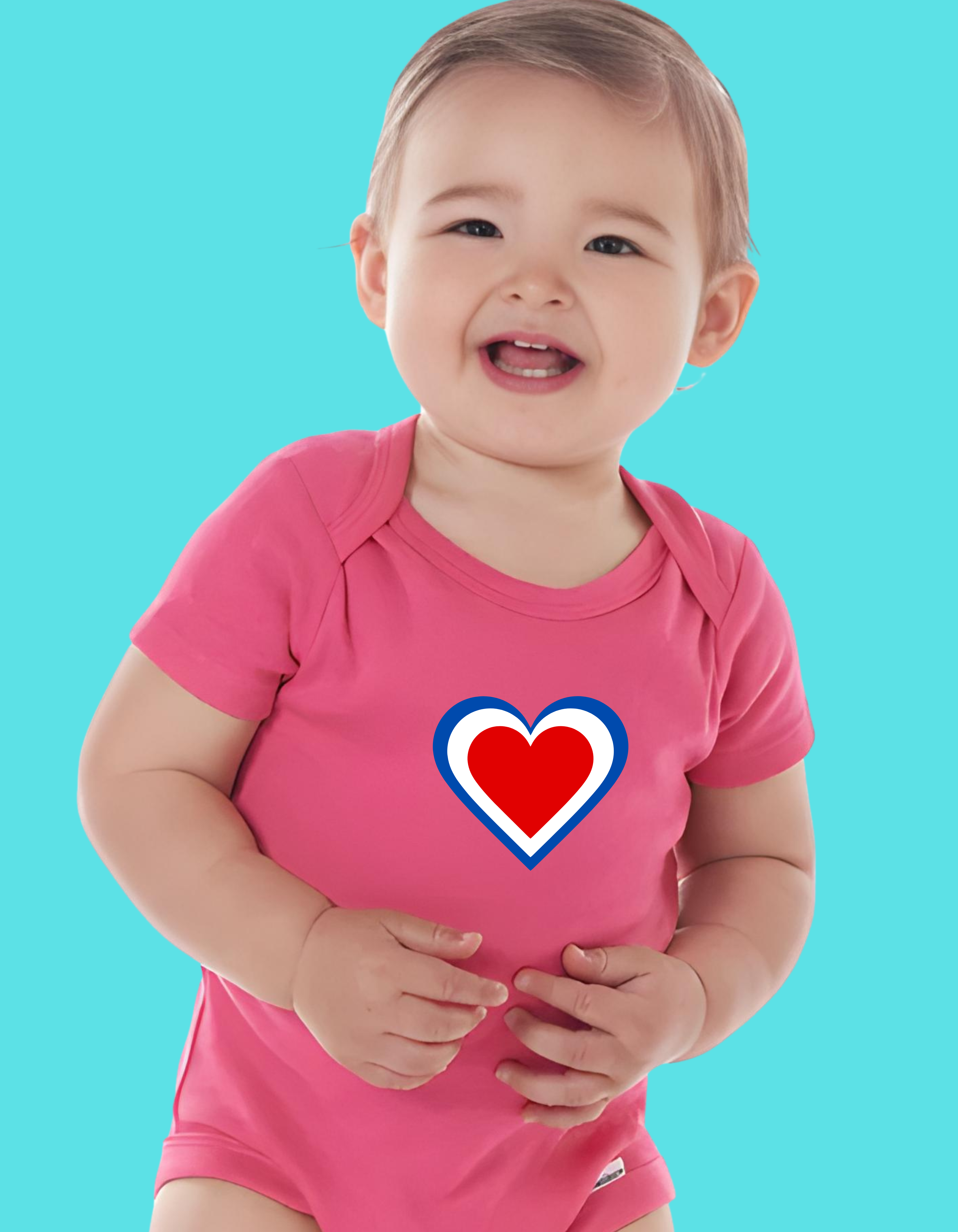 Red White Blue Heart