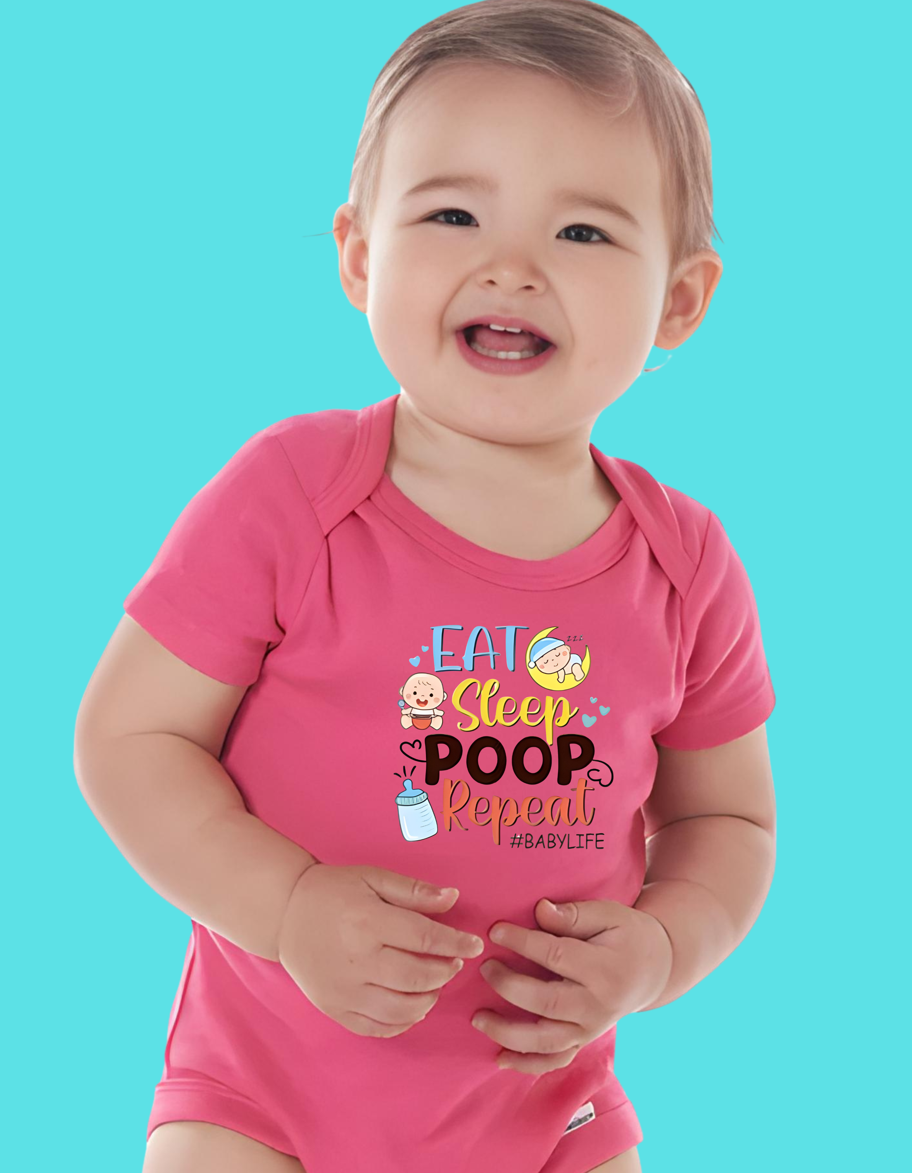 Eat Sleep Poop Repeat #Babylife
